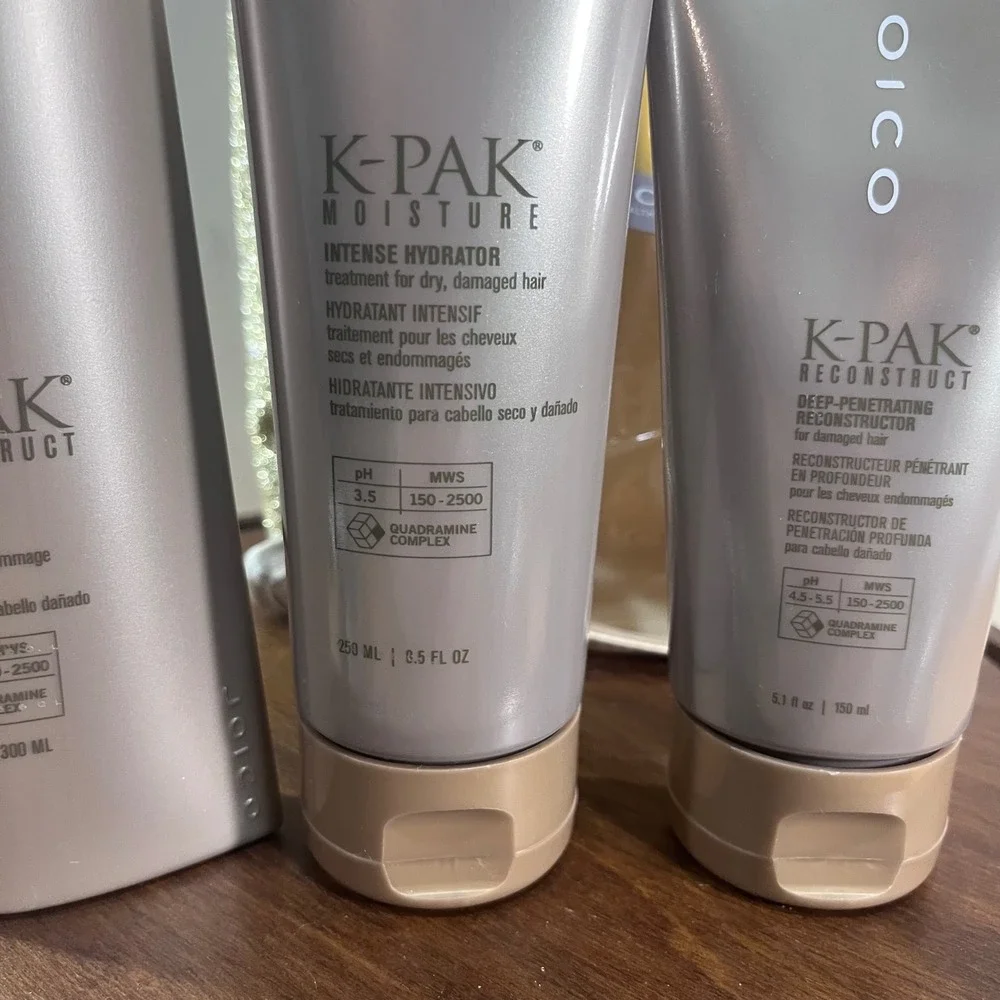 Joico K-PAK Holiday Hair Repair Set Shampoo Hydrator Reconstructor Bag NEW